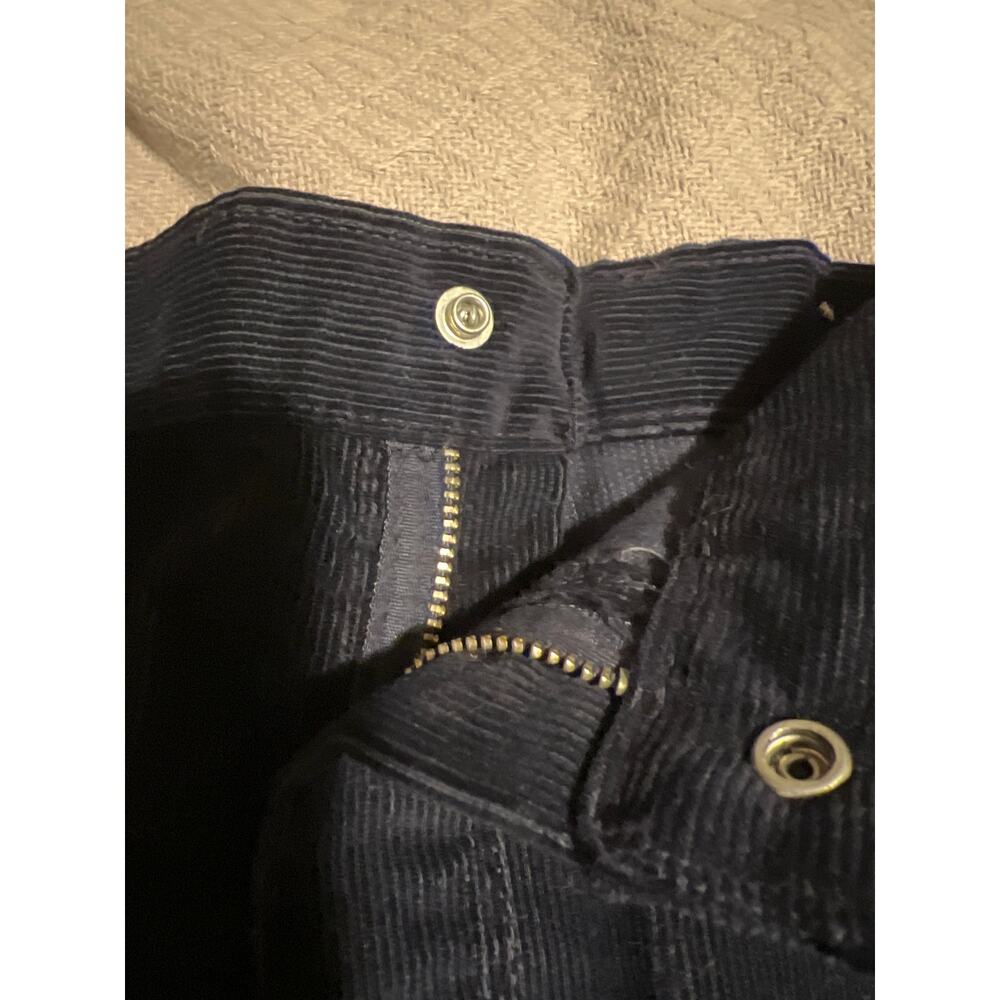 Vintage 70s Wrangler navy blue corduroy Pants Women’s 13/14 LONG INSEAM! - Picture 7 of 7